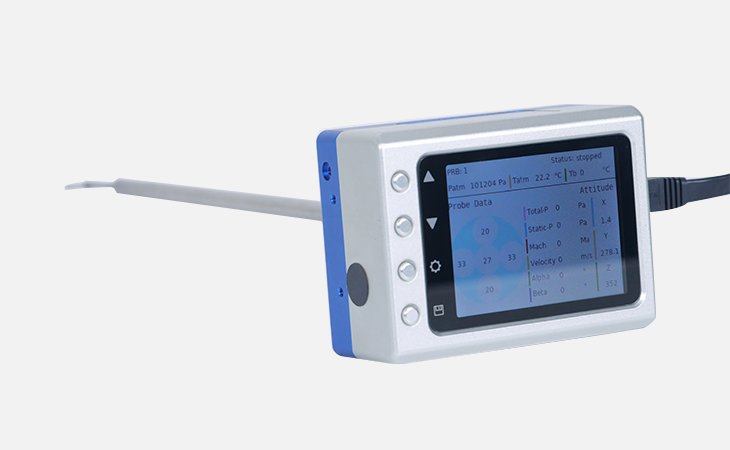 Micro 5-hole probe anemometer