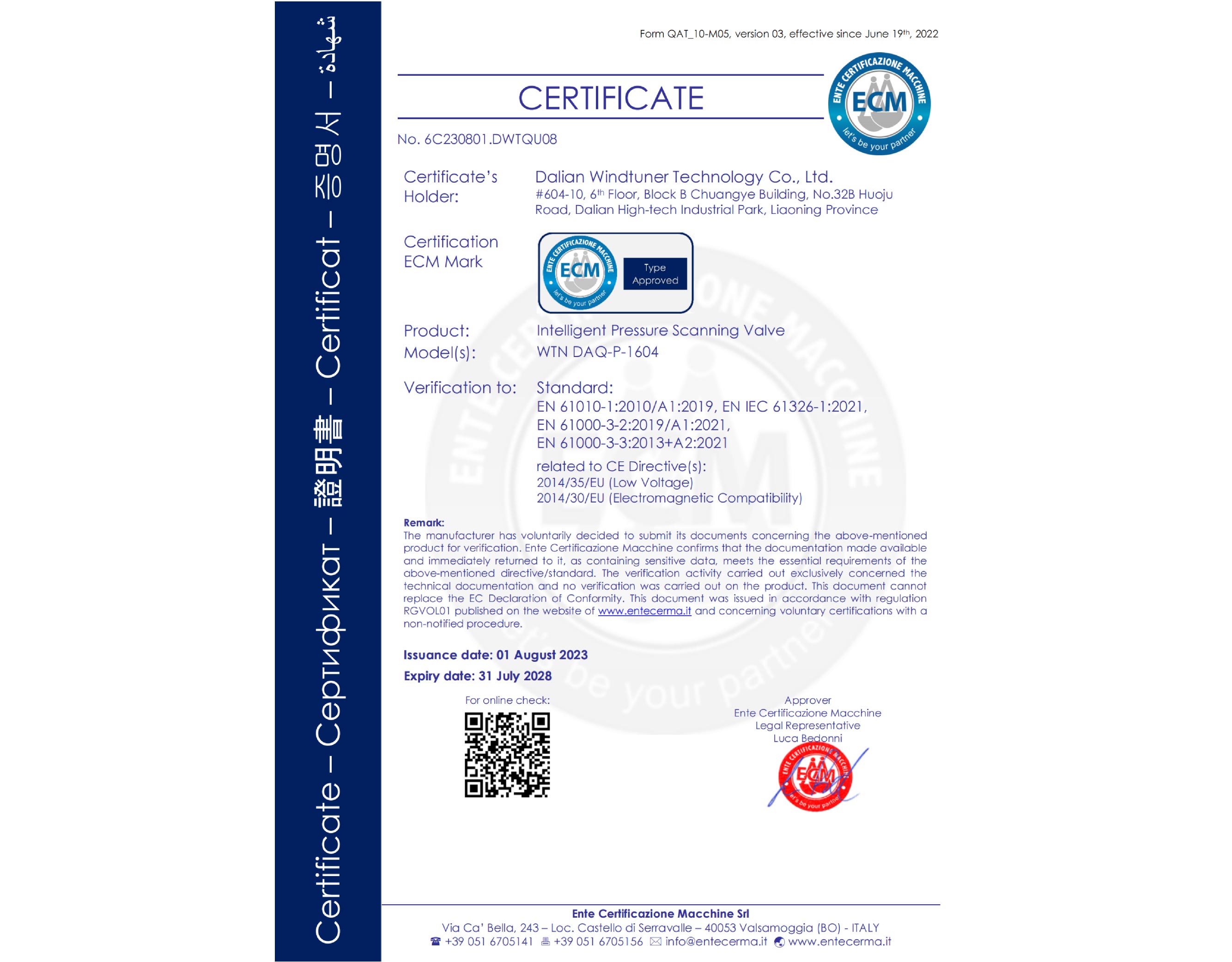 Ethernet Intelligent Pressure Scanners Ethernet Intelligent Pressure Scanners